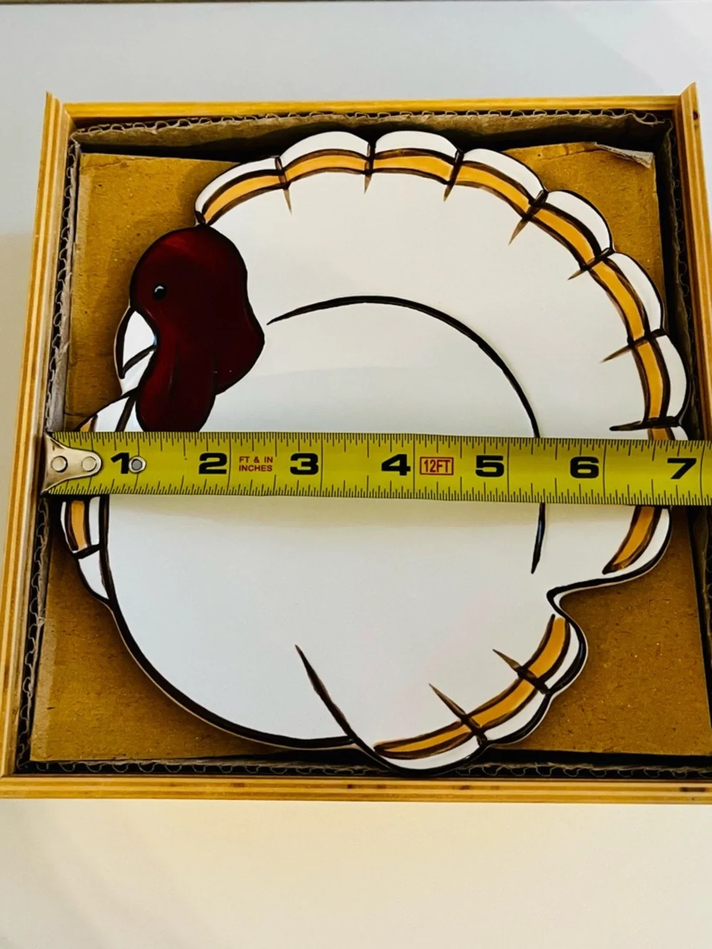 Pottery Barn Gobble Turkey Plates 7